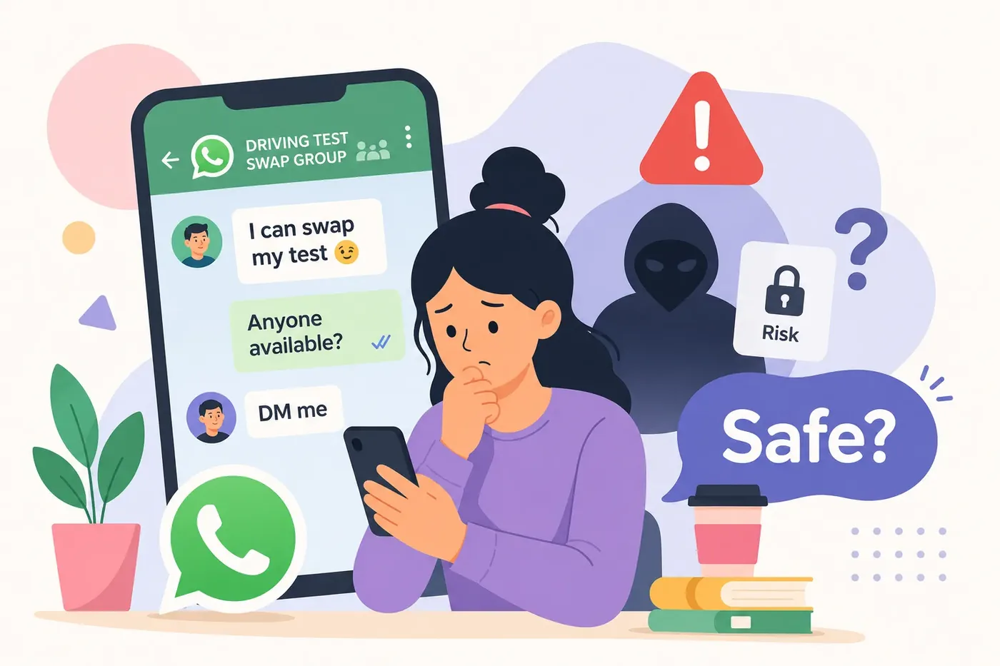 Driving test swap WhatsApp groups: are they safe?